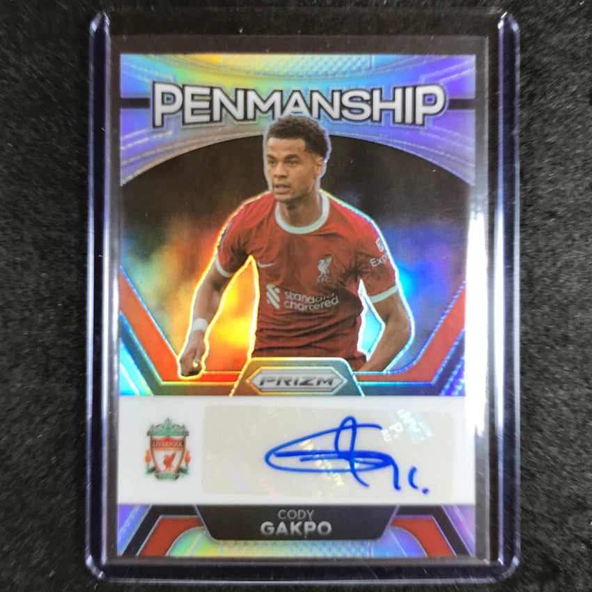 2023-24 Prizm Epl Cody Gakpo Penmanship Auto Silver Prizm 50/99