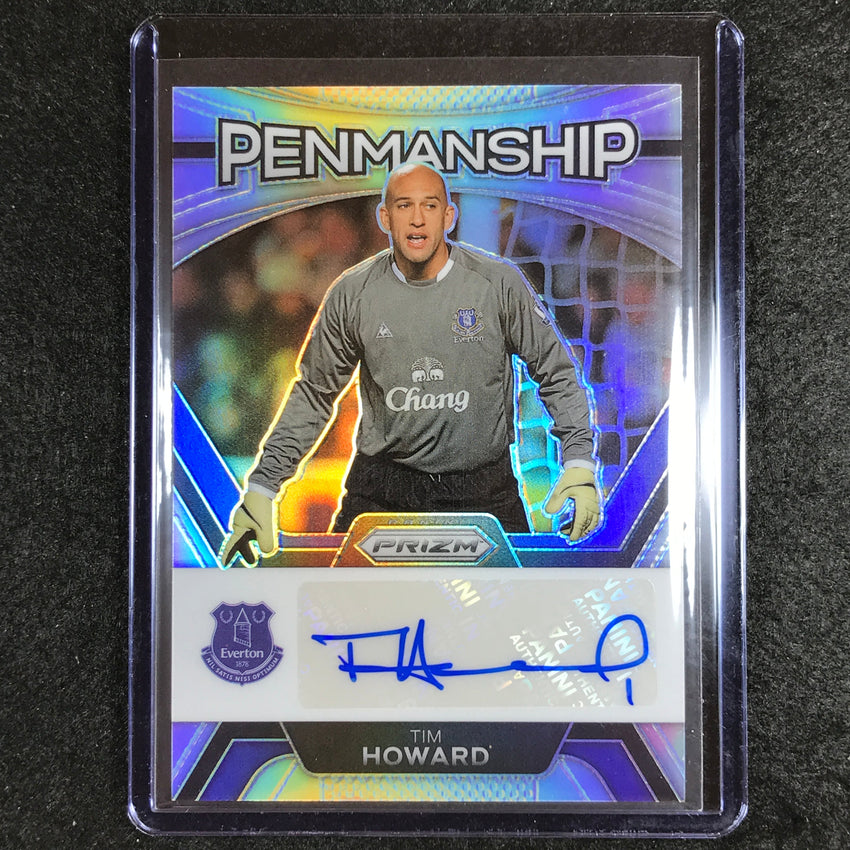 2023-24 Prizm Epl Tim Howard Penmanship Auto Silver Prizm 50/99