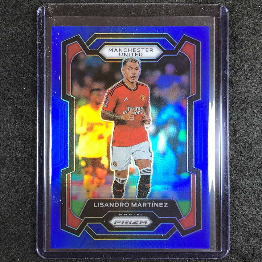 2023-24 Prizm Epl Lisandro Martinez Base Blue 134/299 #40