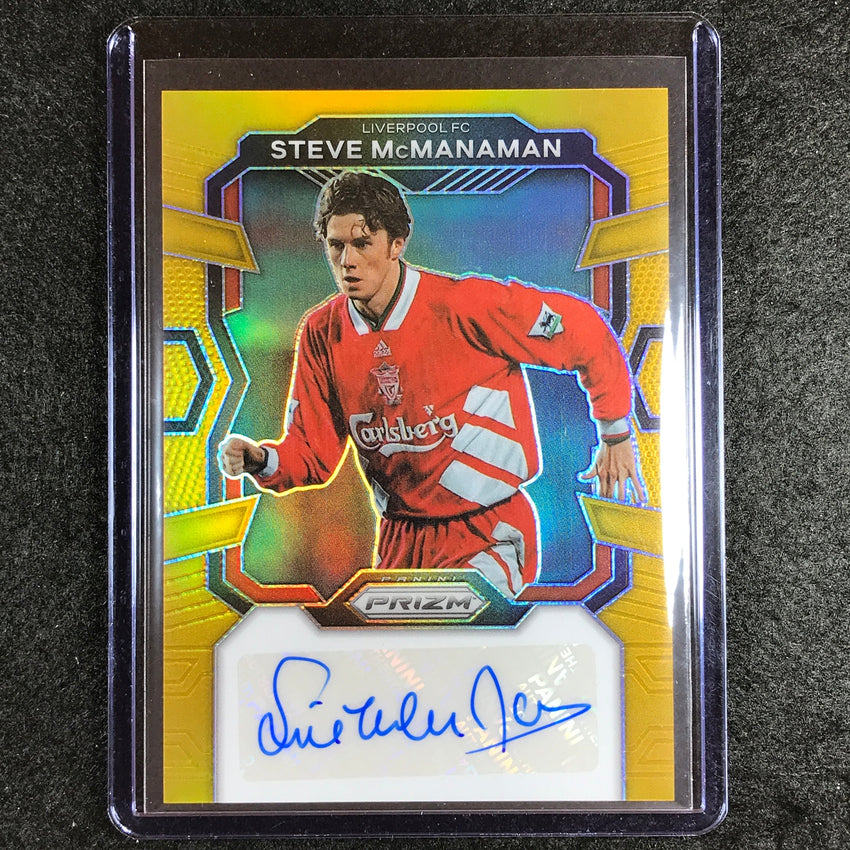 2023-24 Prizm Epl Steve Mcmanaman Signatures Auto Gold 3/10