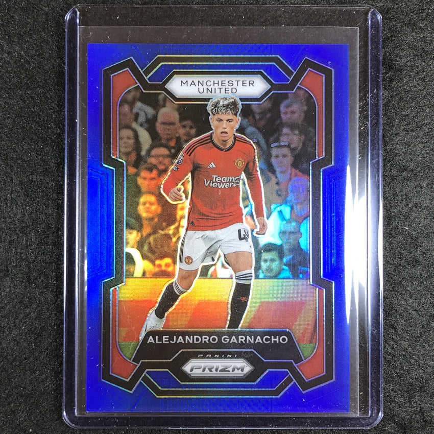 2023-24 Prizm Epl Alejandro Garnacho Base Blue 183/299 No 50