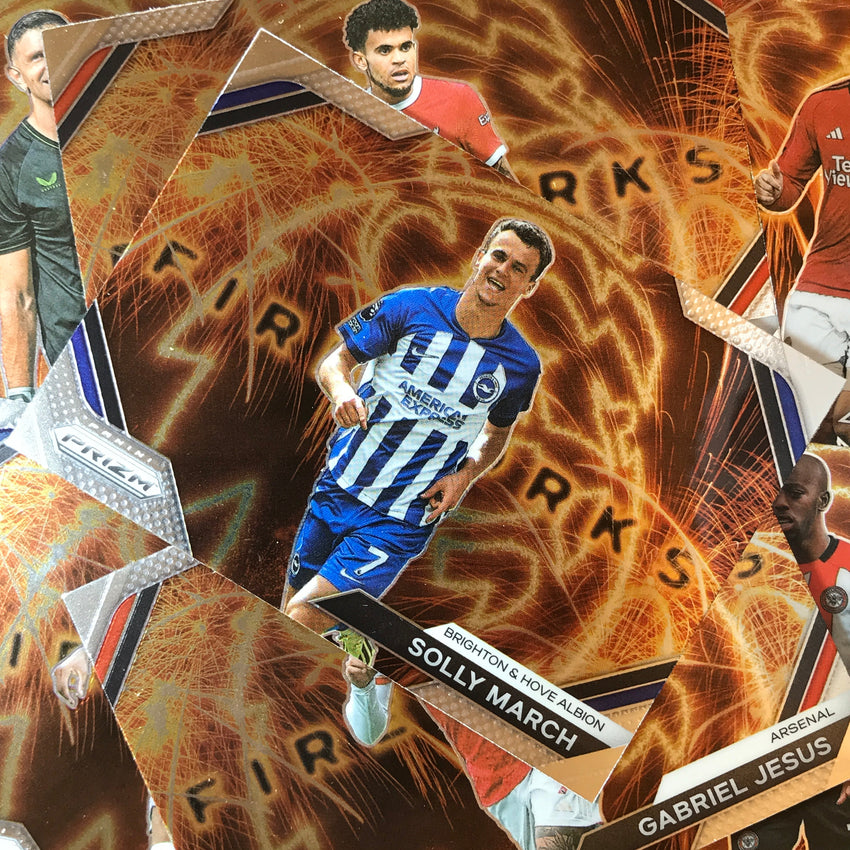 2023-24 Prizm Epl Christopher Nkunku Fireworks Base #12