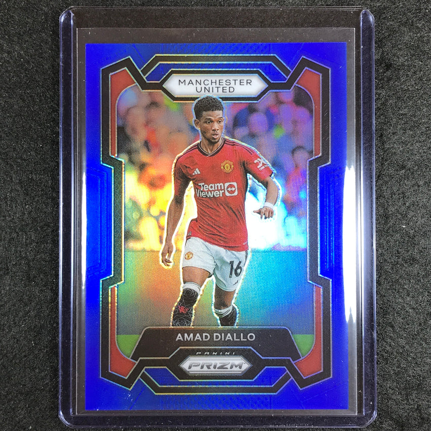 2023-24 Prizm Epl Amad Diallo Base Blue 86/299 No 52