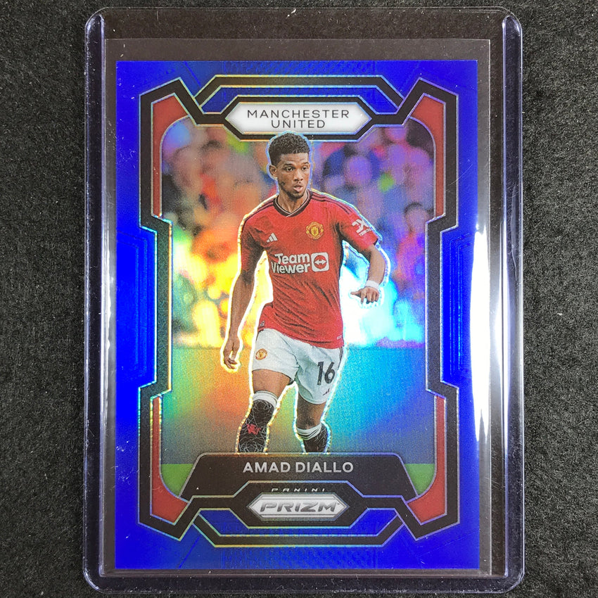 2023-24 Prizm Epl Amad Diallo Base Blue 233/299 #52
