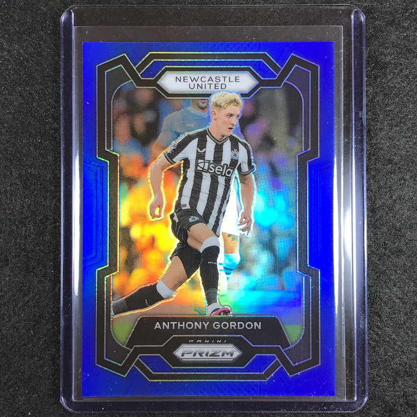 2023-24 Prizm Epl Anthony Gordon Base Blue 1/299 No 62