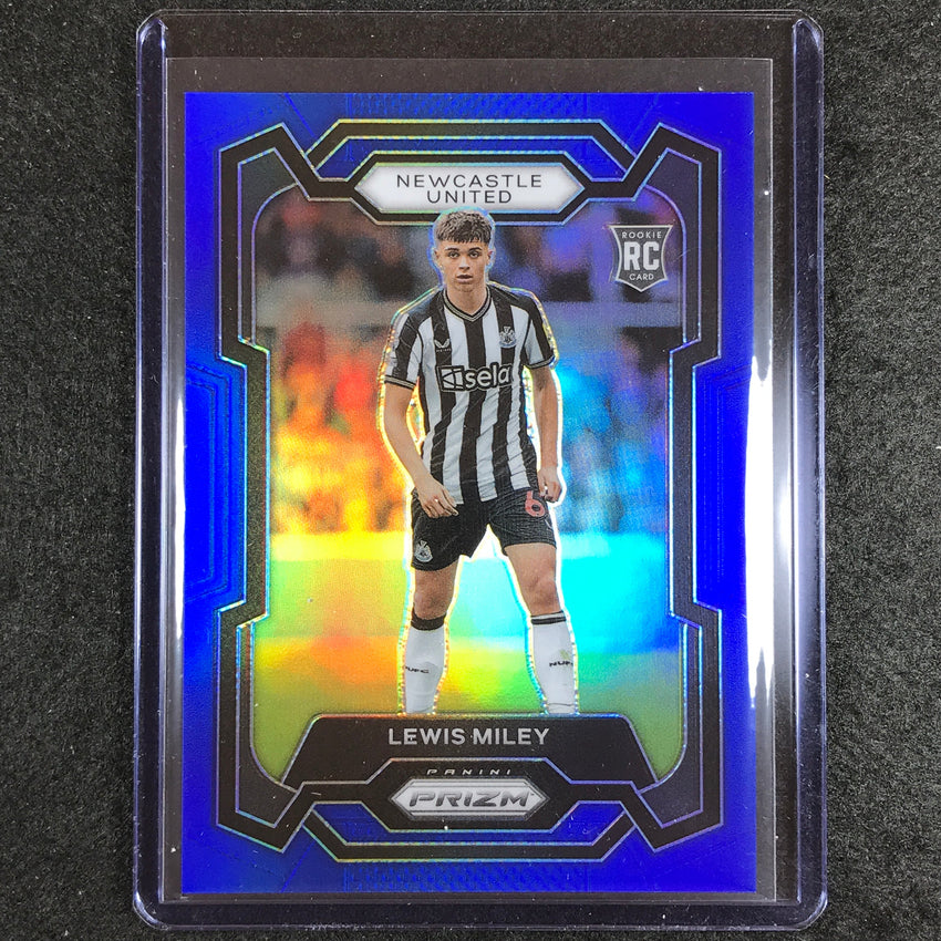 2023-24 Prizm Epl Lewis Miley Rookie Base Blue 203/299 No 72
