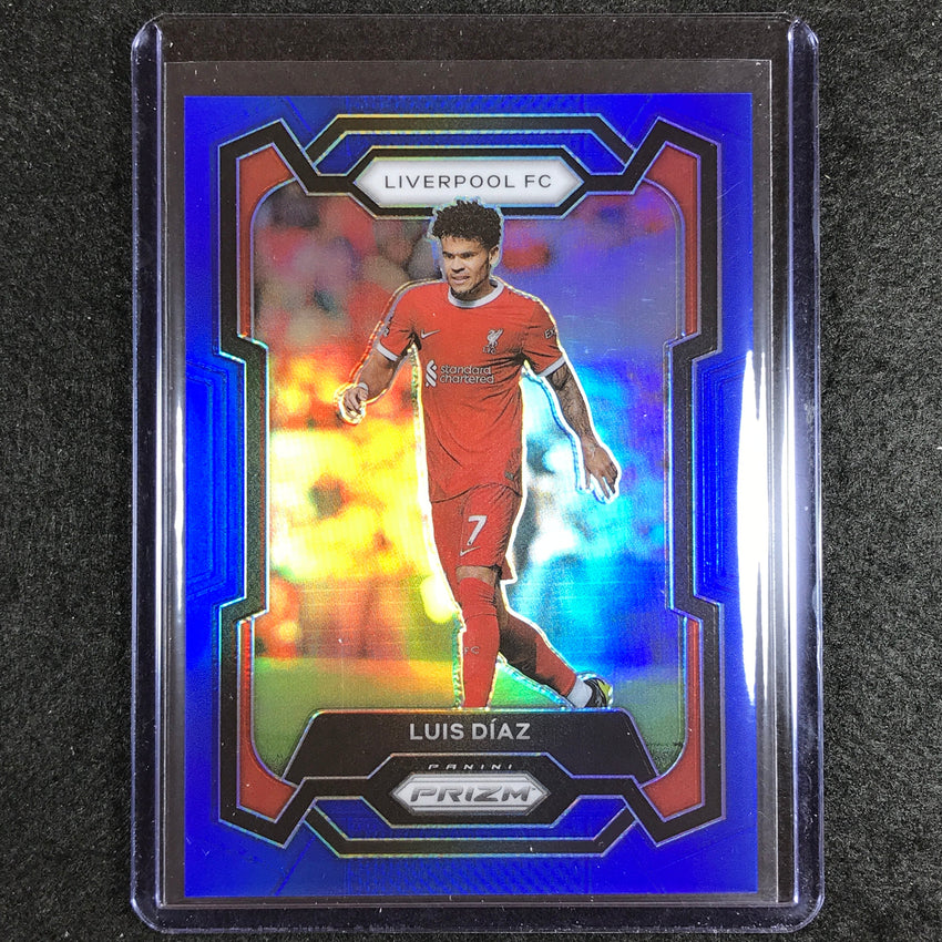 2023-24 Prizm Epl Luis Diaz Base Blue 38/299 #76