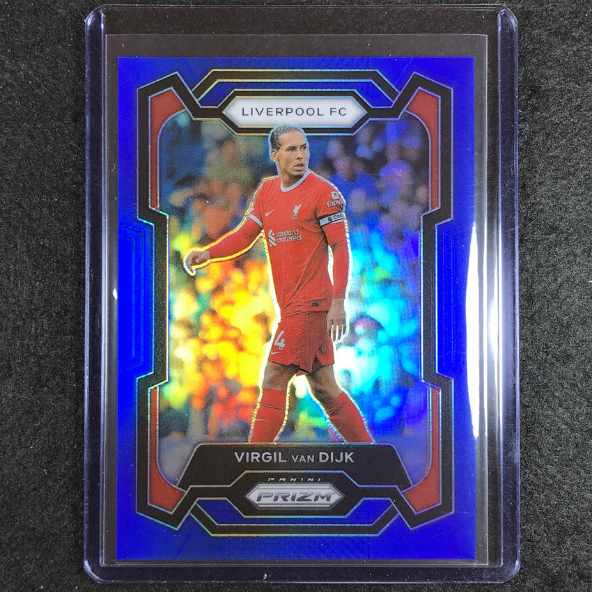 2023-24 Prizm Epl Virgil Van Dijk Base Blue 171/299 No 81