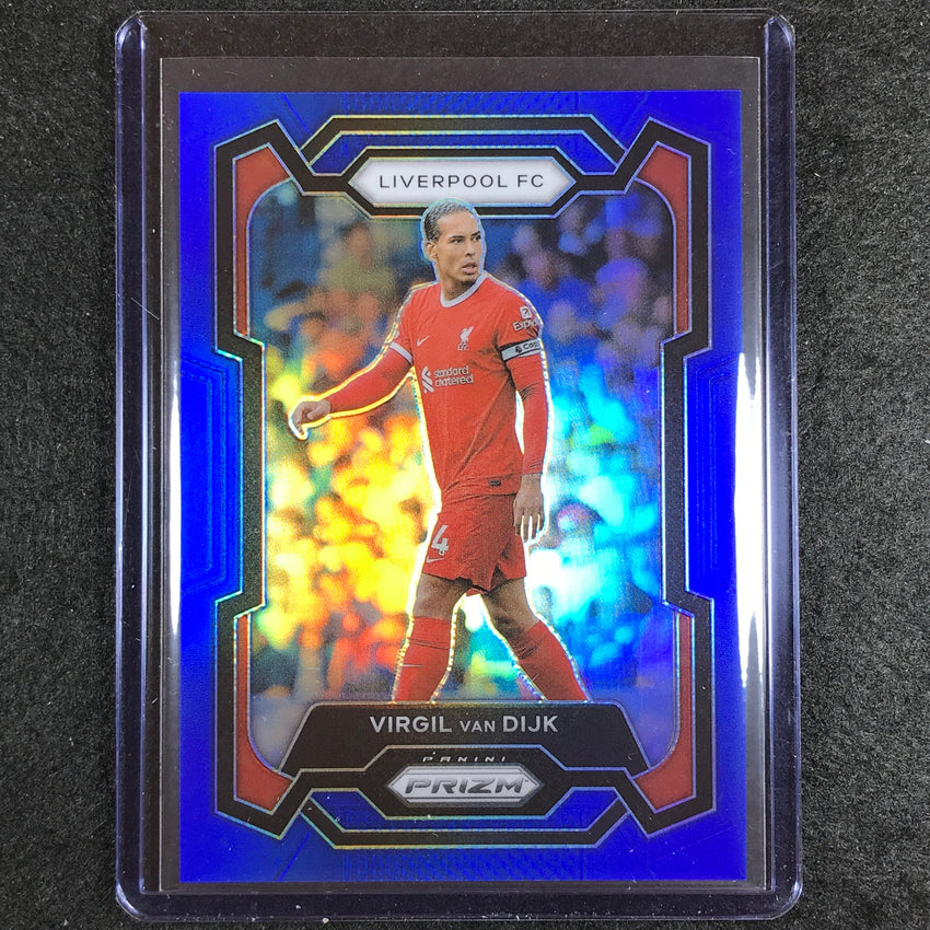 2023-24 Prizm Epl Virgil Van Dijk Base Blue 212/299 No 81