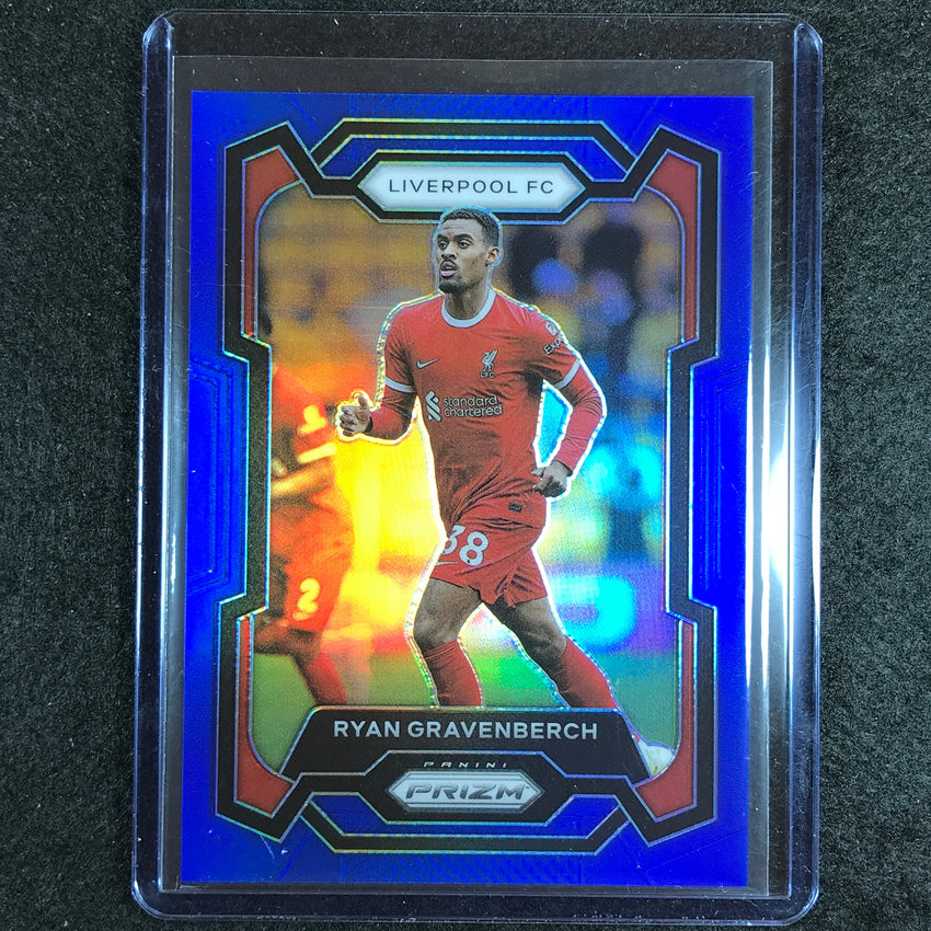 2023-24 Prizm Epl Ryan Gravenberch Base Blue 17/299 No 89