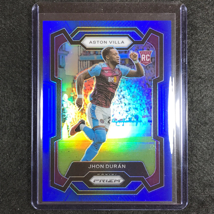 2023-24 Prizm Epl Jhon Duran Rookie Base Blue 195/299 #109