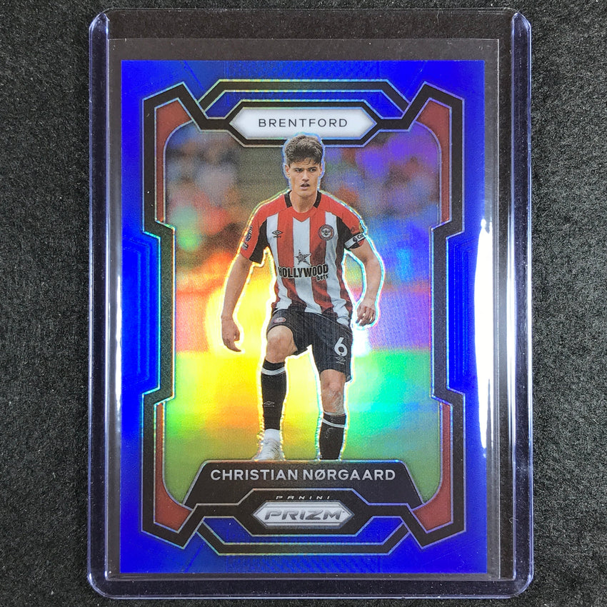 2023-24 Prizm Epl Christian Norgaard Base Blue 124/299 #146