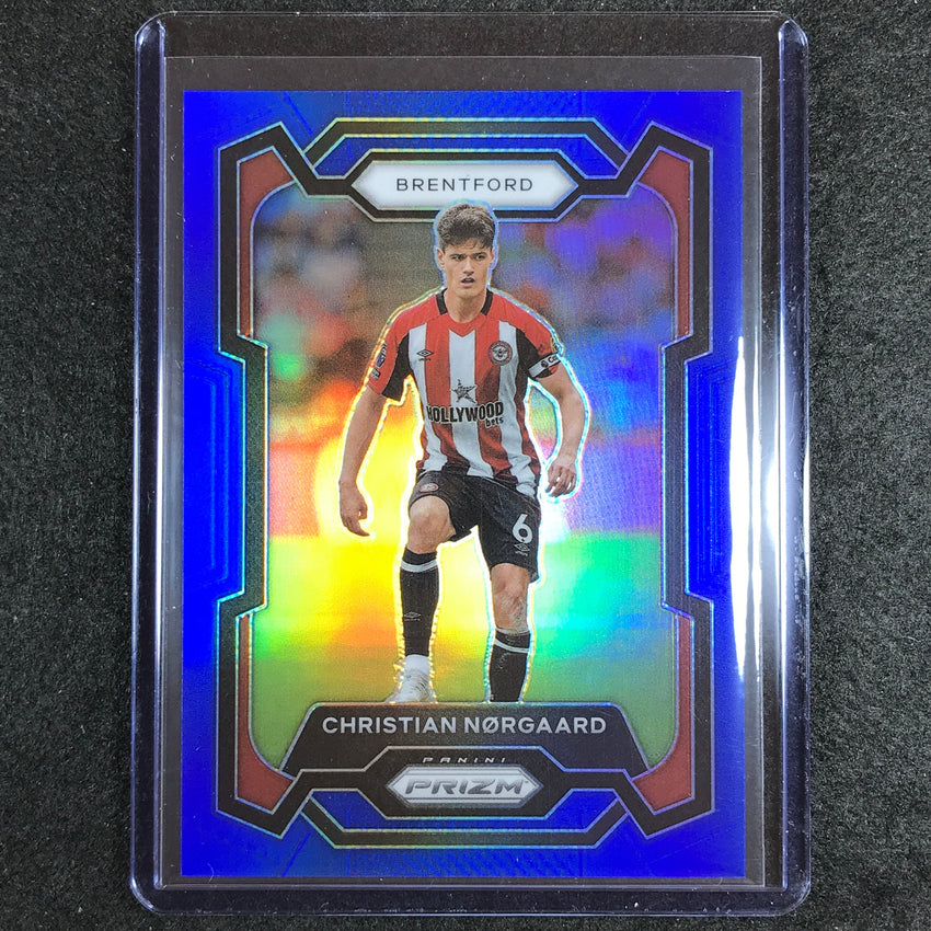 2023-24 Prizm Epl Christian Norgaard Base Blue 284/299 #146