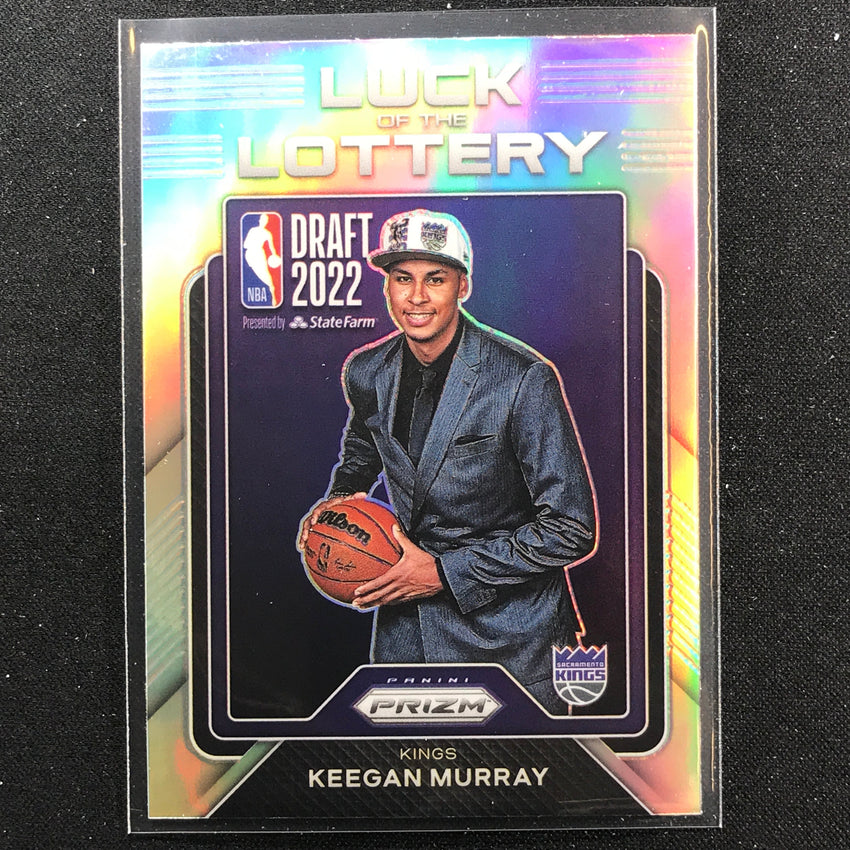 2022-23 Prizm KEEGAN MURRAY Luck of the Lottery Rookie Silver Prizm #9