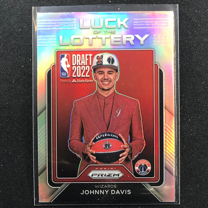 2022-23 Prizm JOHNNY DAVIS Luck of the Lottery Rookie Silver Prizm #12