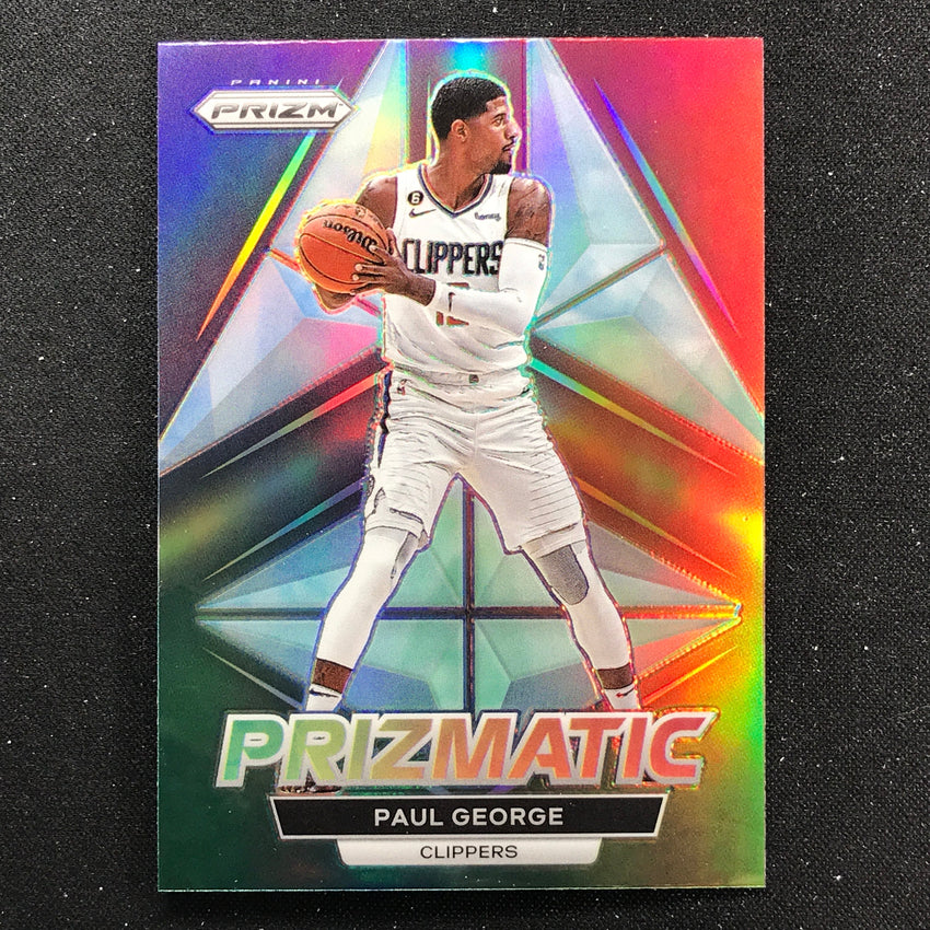 2022-23 Prizm PAUL GEORGE Prizmatic Silver Prizm #14