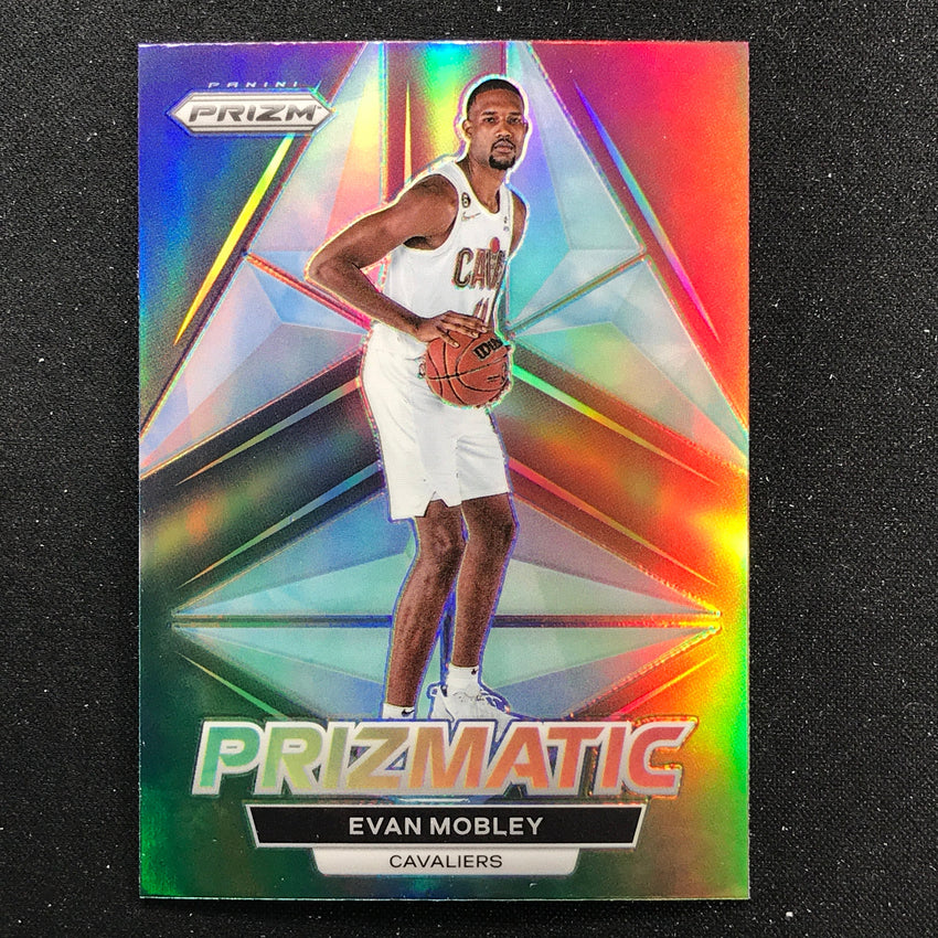 2022-23 Prizm EVAN MOBLEY Prizmatic Silver Prizm #27