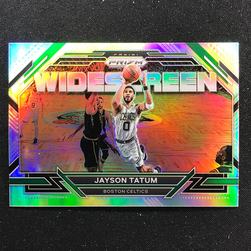 2022-23 Prizm Jayson Tatum Widescreen Silver Prizm No 1