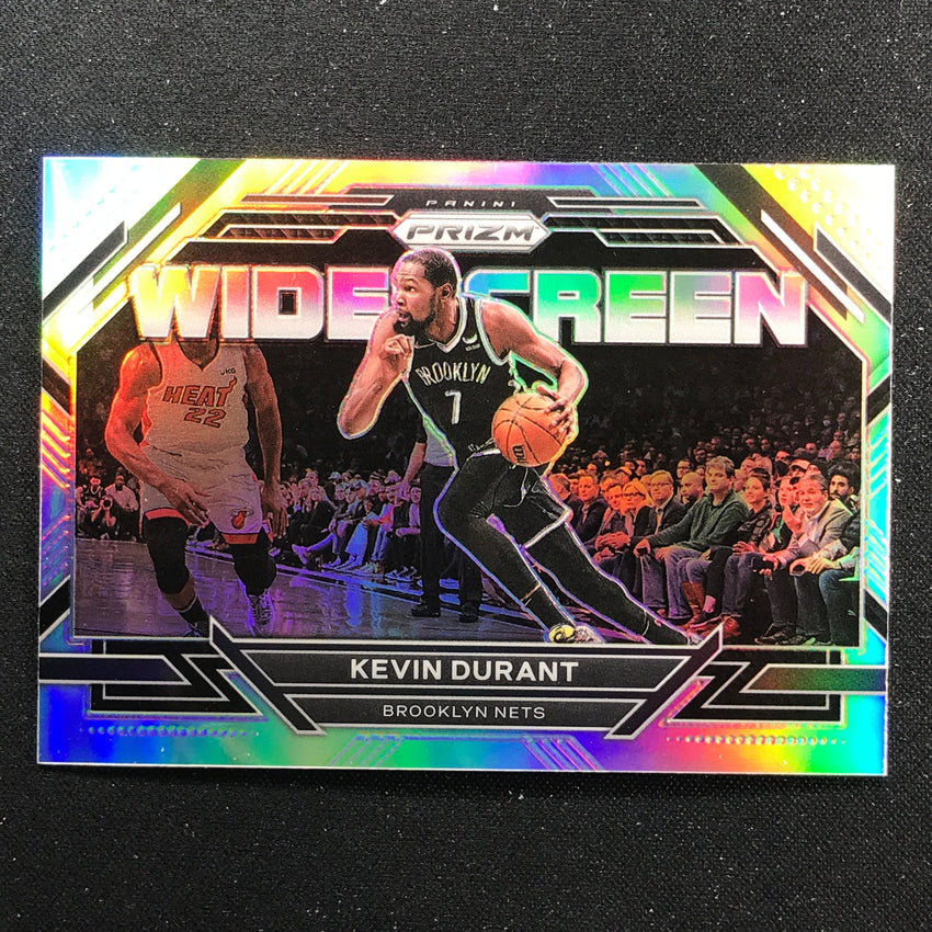 2022-23 Prizm Kevin Durant Widescreen Silver Prizm No 9