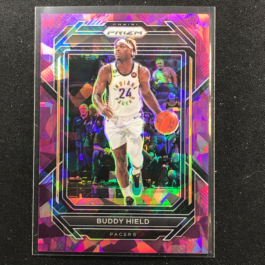 2022-23 Prizm BUDDY HIELD Purple Ice Prizm /149 #95