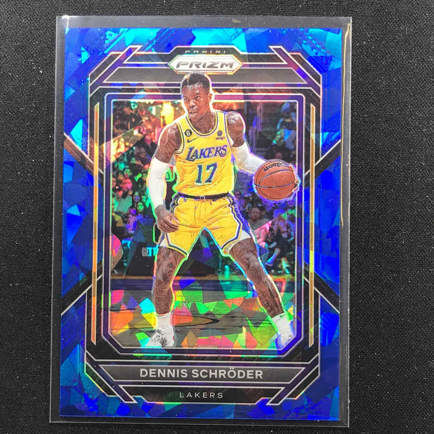 2022-23 Prizm Dennis Schroder Blue Ice Prizm /125 No 185