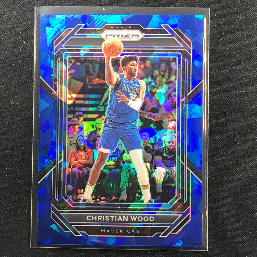2022-23 Prizm Christian Wood Blue Ice Prizm /125 No 192