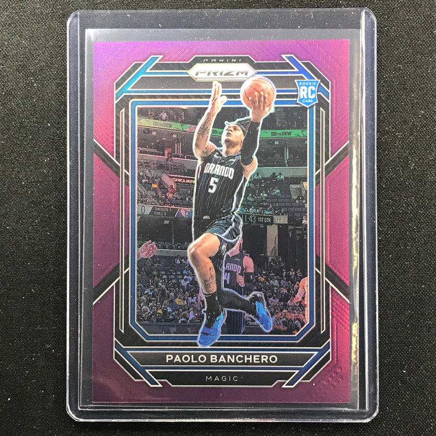 2022-23 Prizm Paolo Banchero Rookie Purple Prizm 82/99