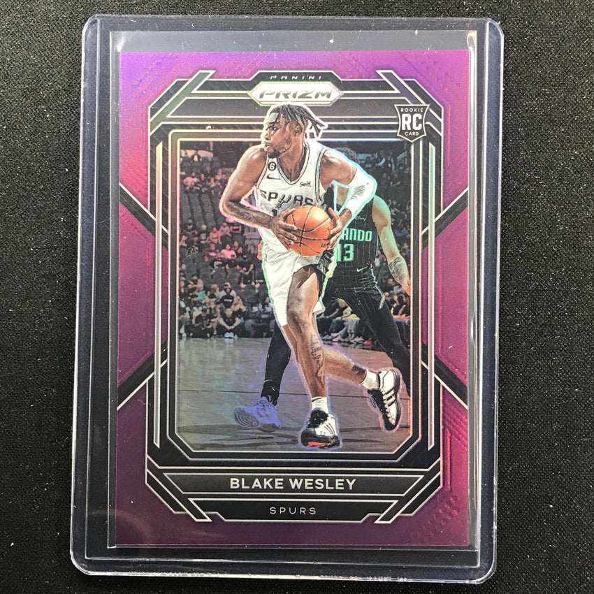 2022-23 Prizm Blake Wesley Rookie Purple Prizm 1/99