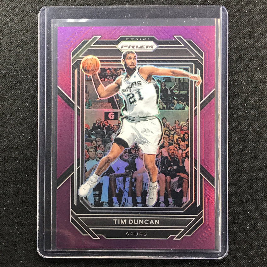 2022-23 Prizm Tim Duncan Purple Prizm 21/99