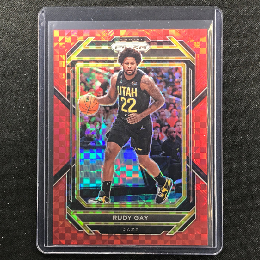 2022-23 Prizm Rudy Gay Red Power Prizm 8/75