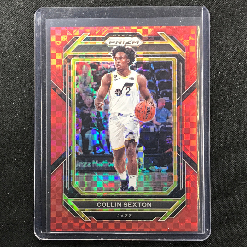 2022-23 Prizm Collin Sexton Red Power Prizm 45/75