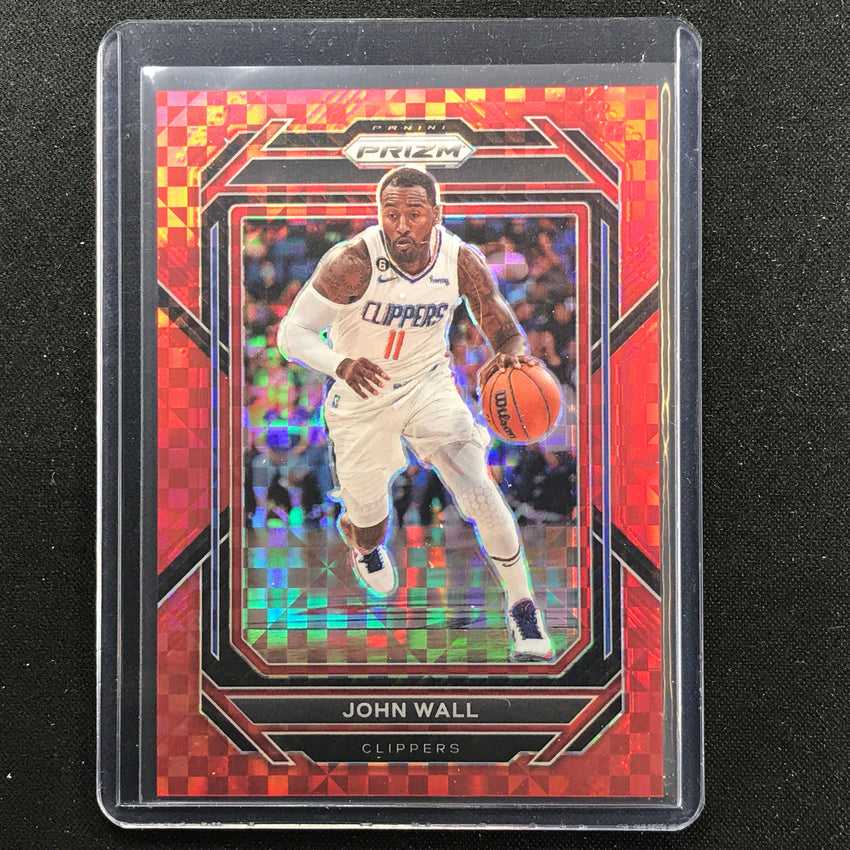 2022-23 Prizm John Wall Red Power Prizm 61/75