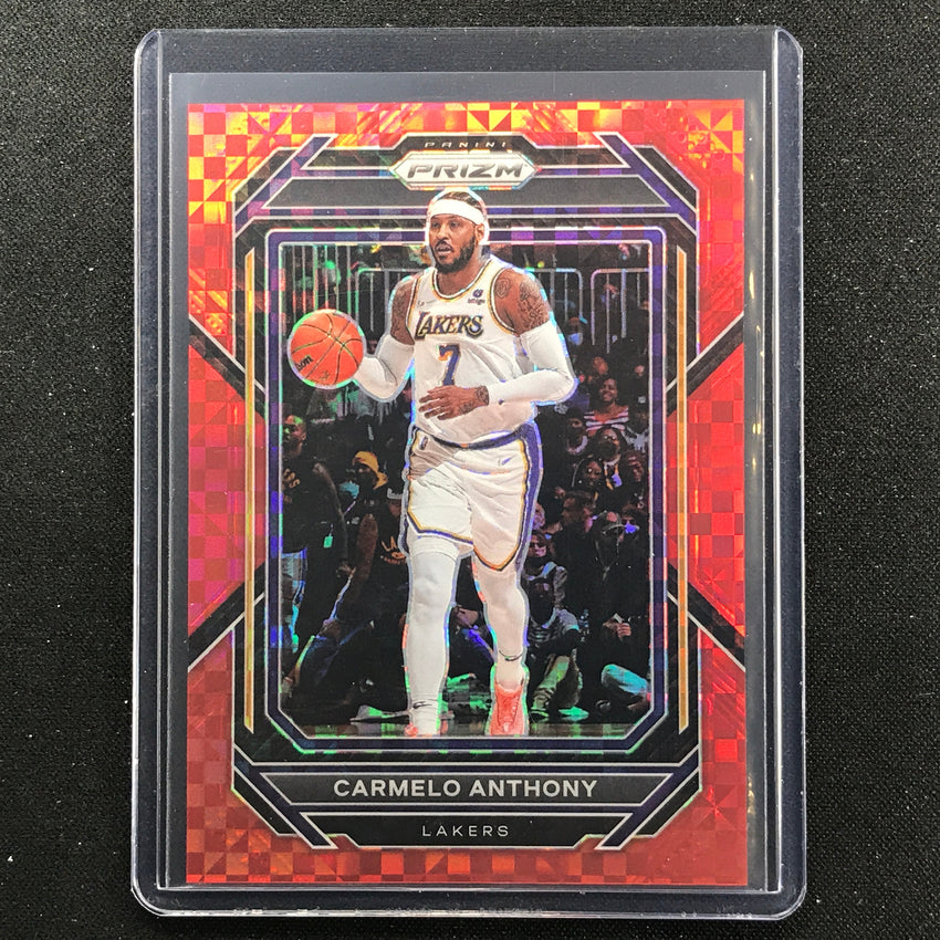 2022-23 Prizm Carmelo Anthony Red Power Prizm 62/75