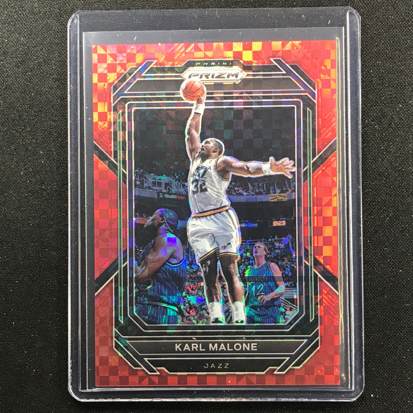 2022-23 Prizm Karl Malone Red Power Prizm 14/75