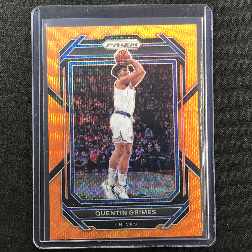 2022-23 Prizm Quentin Grimes Orange Wave Prizm 48/60