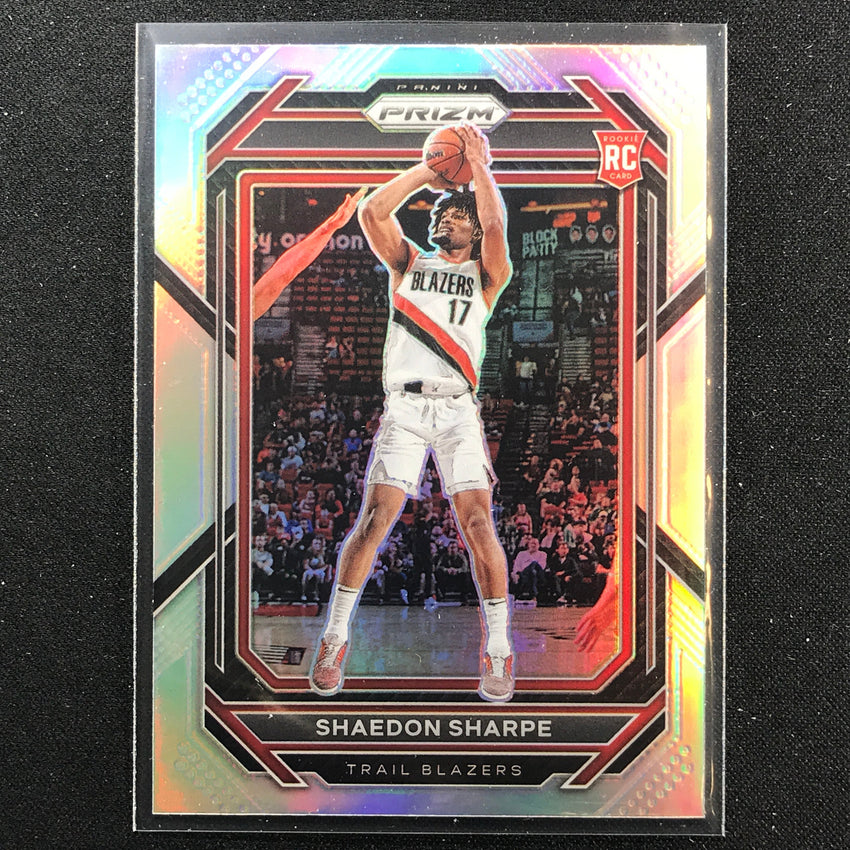 2022-23 Prizm Shaedon Sharpe Rookie Silver Prizm No 250