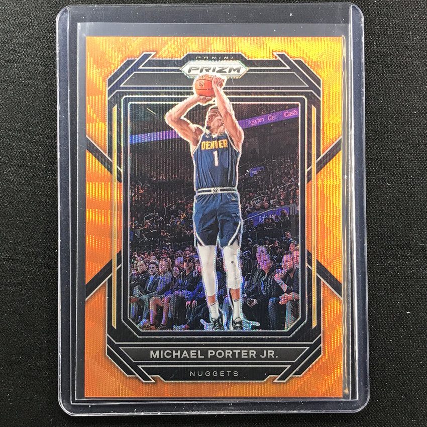 2022-23 Prizm Michael Porter Jr. Orange Wave Prizm 12/60