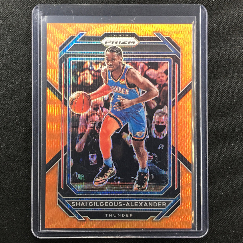 2022-23 Prizm Shai Gilgeous-alexander Orange Wave Prizm 28/60