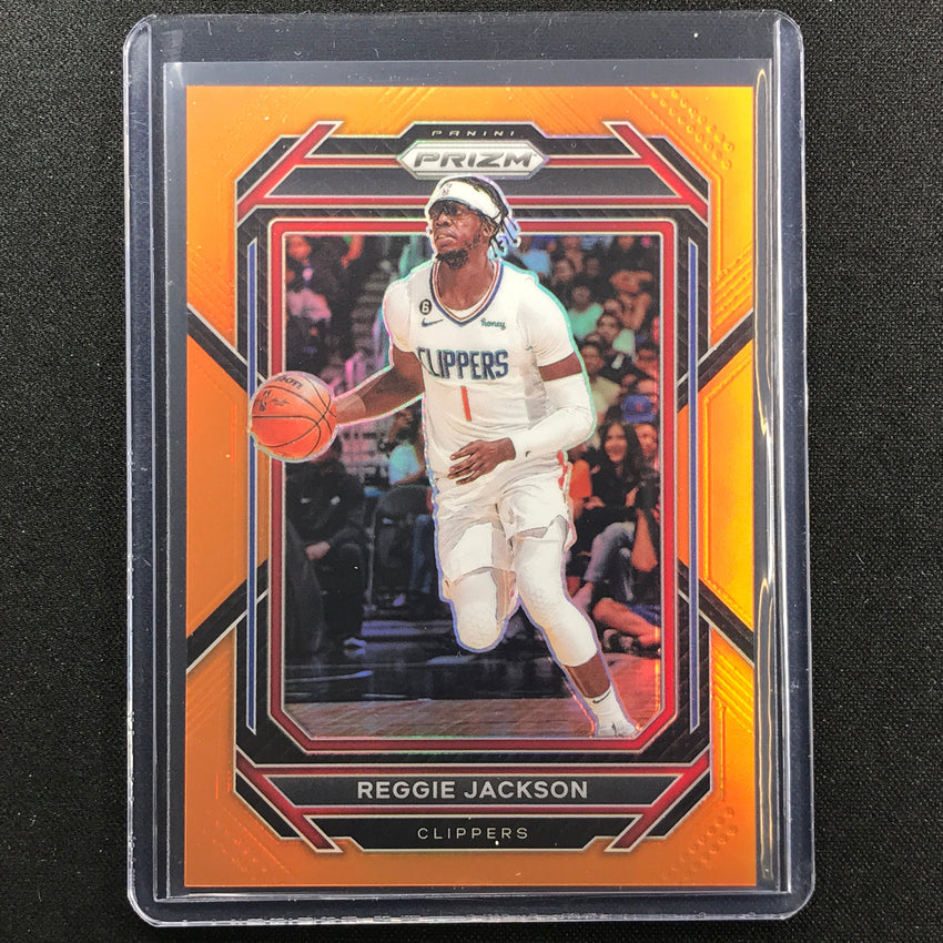 2022-23 Prizm Reggie Jackson Orange Prizm 16/49