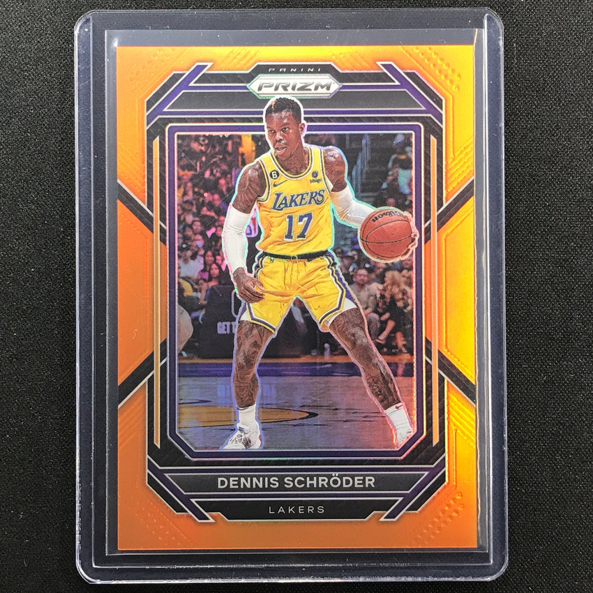 2022-23 Prizm Dennis Schroder Orange Prizm 8/49