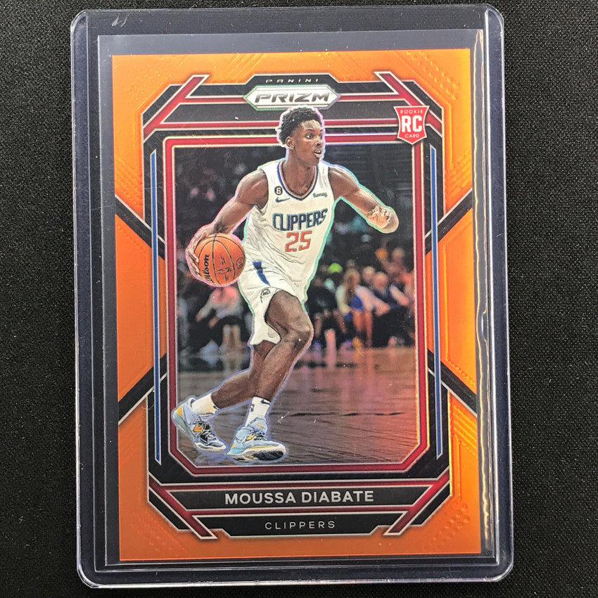 2022-23 Prizm Moussa Diabate Rookie Orange Prizm 15/49
