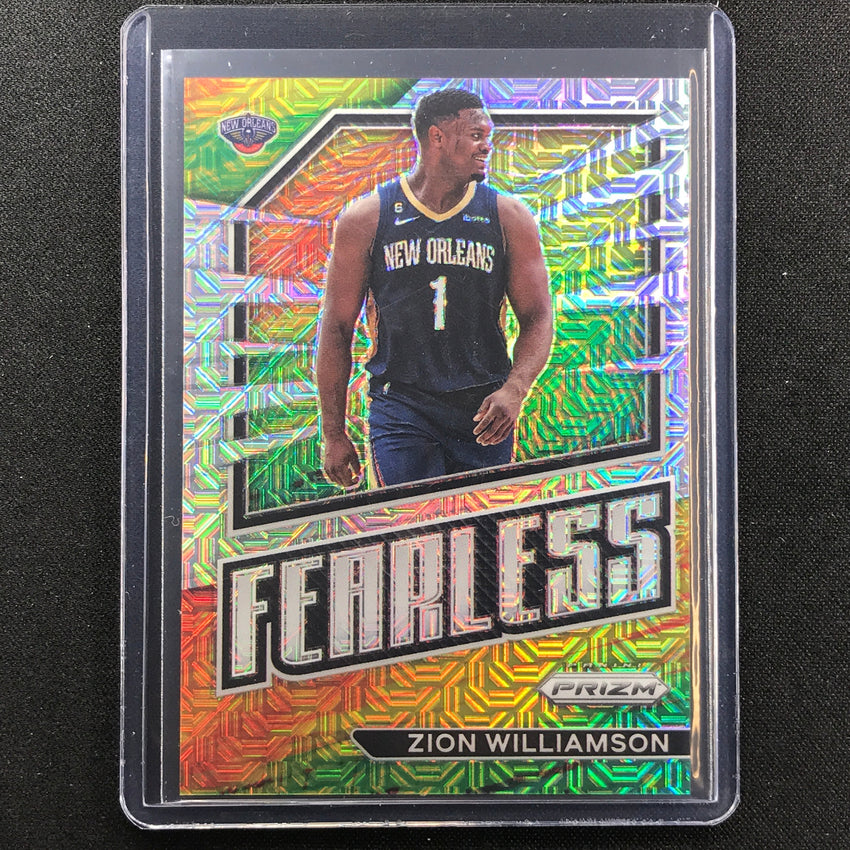 2022-23 Prizm Zion Williamson Fearless Mojo Prizm 18/25