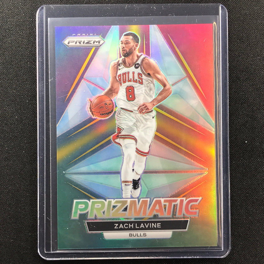 2022-23 Prizm Zach Lavine Prizmatic Gold Prizm 6/10