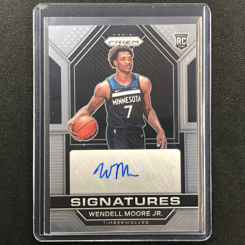 2022-23 Prizm WENDELL MOORE JR. Rookie Signatures Auto Base #WMJ