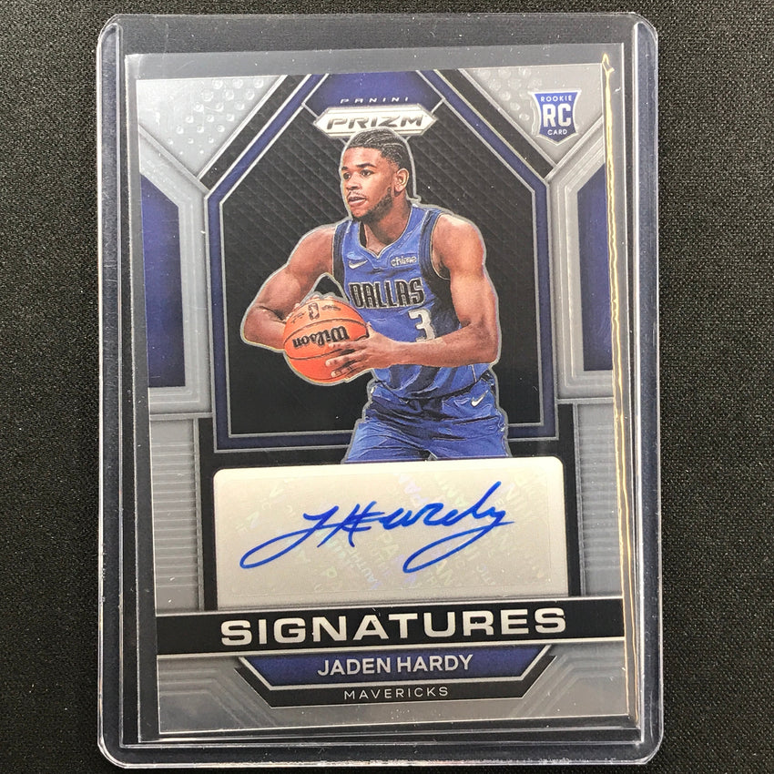 2022-23 Prizm Jaden Hardy Rookie Signatures Auto Base No Jha