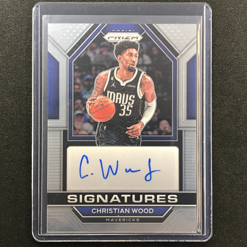 2022-23 Prizm Christian Wood Signatures Auto Base No Cwd