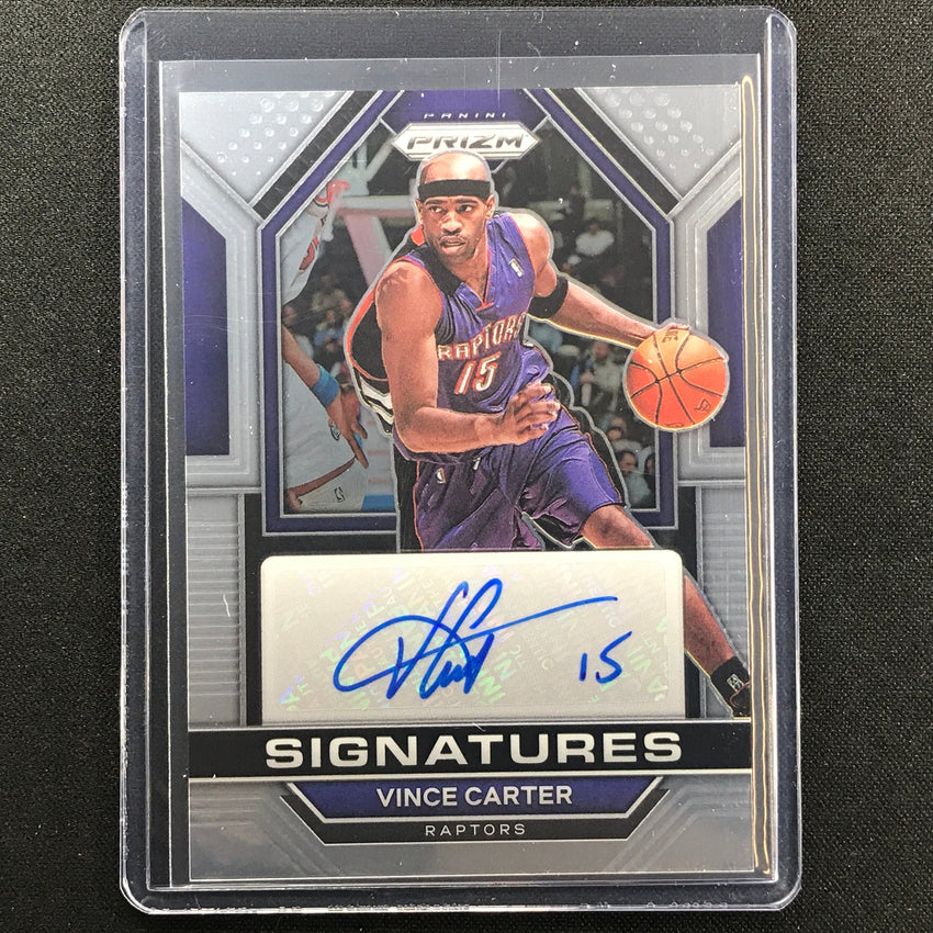 2022-23 Prizm Vince Carter Signatures Auto Base No Vca