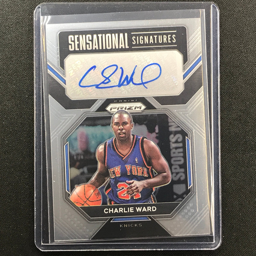 2022-23 Prizm CHARLIE WARD Sensational Signatures Auto Base #CW