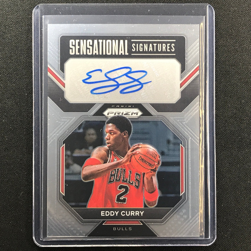 2022-23 Prizm EDDY CURRY Sensational Signatures Auto Base #EC