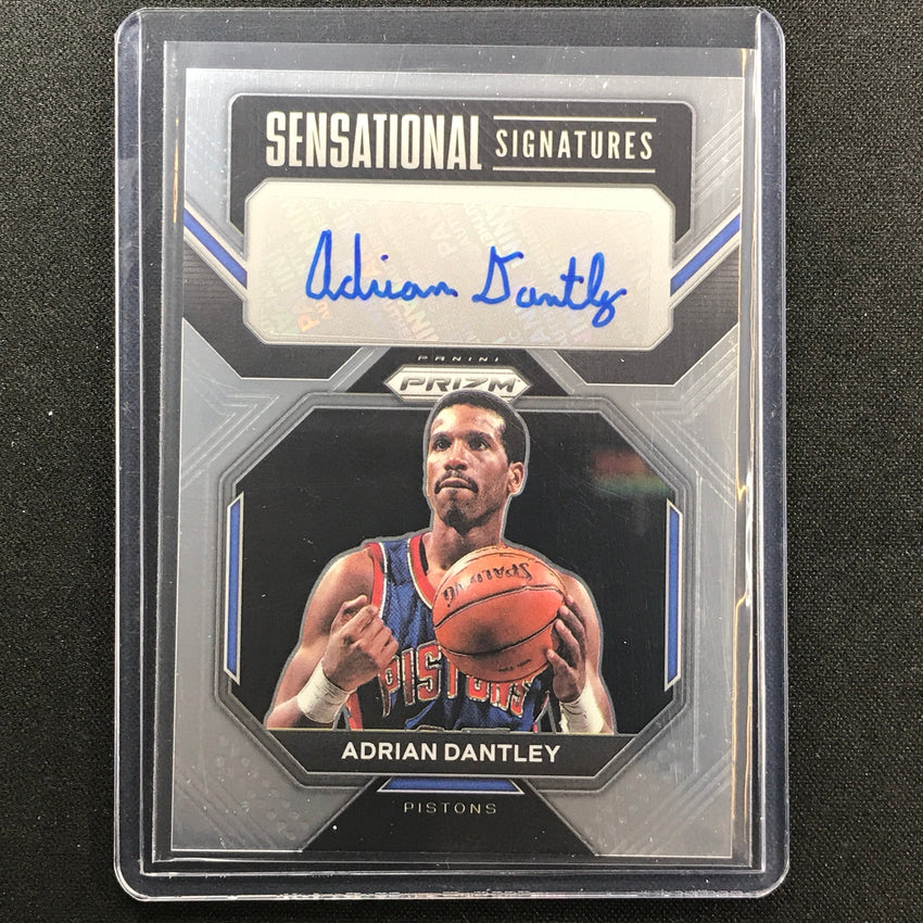2022-23 Prizm Adrian Dantley Sensational Signatures Auto Base No Ad